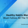 healthy habits for men